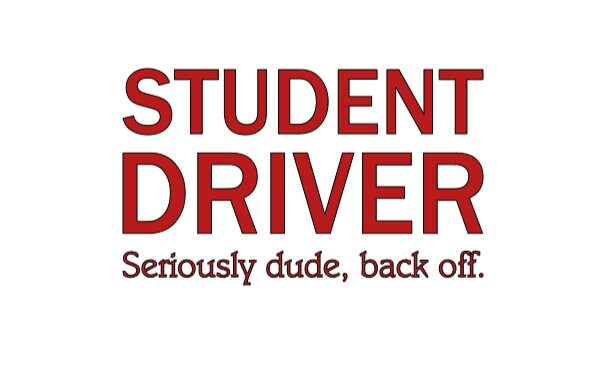 Decal Student Driver Die Cut Vinyl Decal