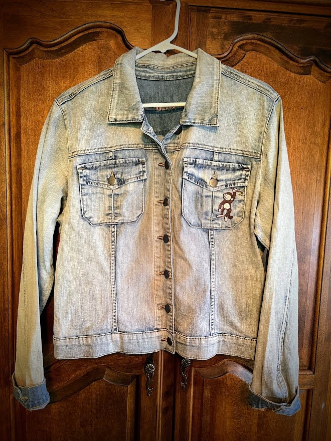Jacket Not All Who Wander are Lost Woman's Jean Jacket