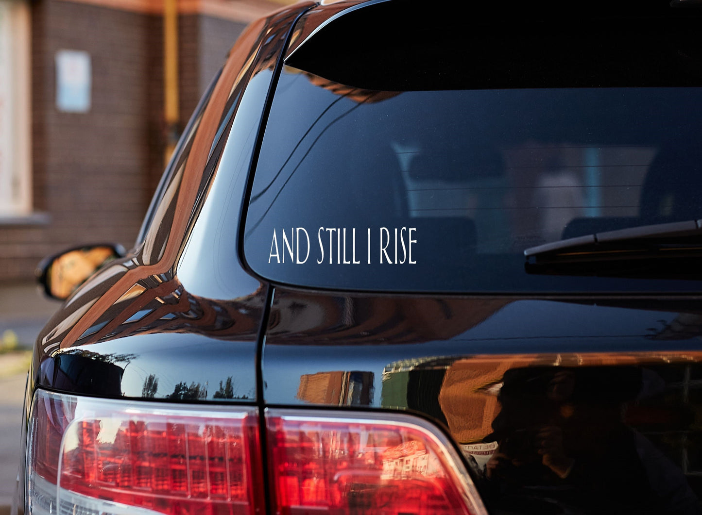 Decal And Still I Rise Die Cut Vinyl Decal